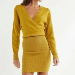 Urban Outfitters Small Sweater Dress Two Timer NEW